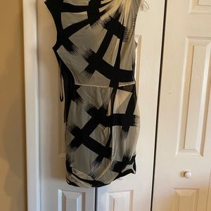 DVF brush stroke dress
